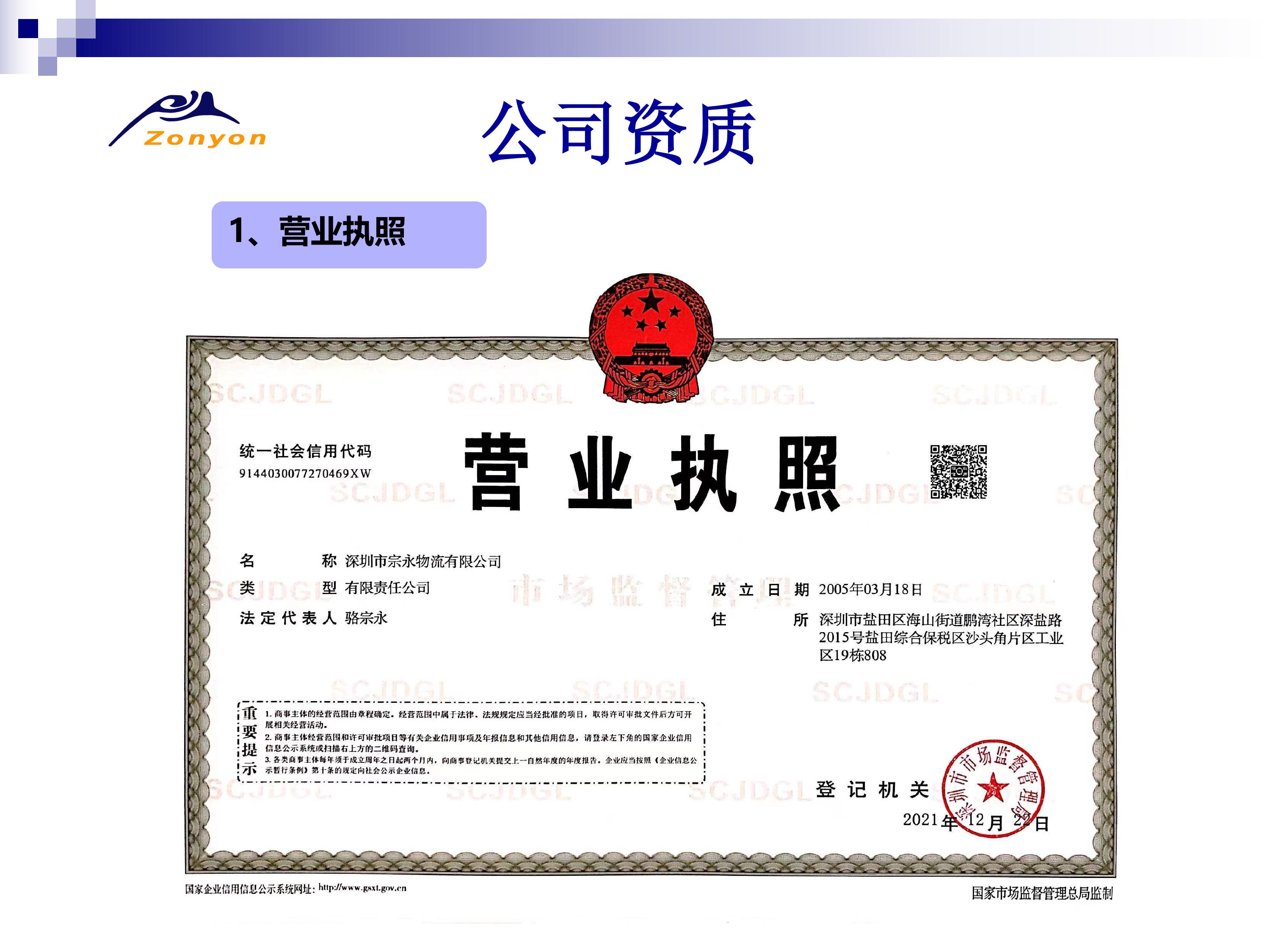 营业执照